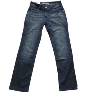 Wrangler Women's Dark Blue Straight Leg Jeans